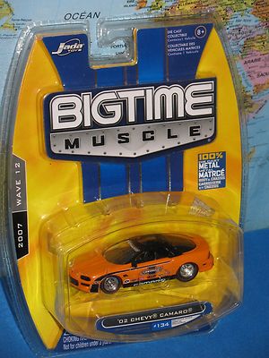 JADA BIGTIME MUSCLE 2002 CHEVY CAMARO #134 DIECAST **BRAND NEW