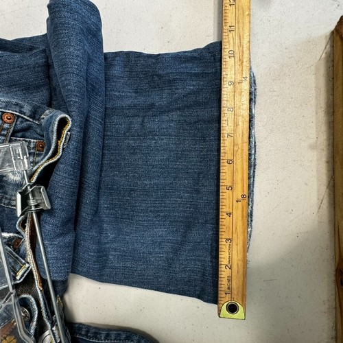 Vtg Y2K Lucky Brand Womens Jeans 14/32 Blue Sweet N Low Fit Dungarees USA Denim - Picture 12 of 14