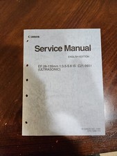 Canon EF 28-135mm 1:3.5-5.6 IS Lens Service Manual Original - Great Condition