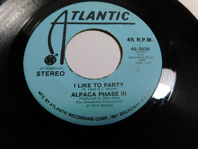 Alpaca Phase III – I Like To Party 1974 7