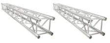 (2) Two 9.84FT 3 METER STRAIGHT SQUARE ALUMINUM TRUSS SEGMENT PRO AUDIO LIGHTING