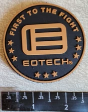 Eotech Round Logo Vudu PVC Rubber Hook Loop Back Tactical Morale Patch Shot Show