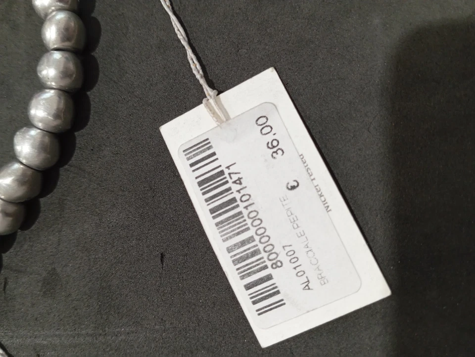 Collana Bracciale Elastico Nuovo Alluminio Riciclato Vestopazzo  - Immagine 4 di 4