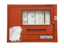Vintage Fire-Lite Miniscan 424A Fire Alarm Control Panel USED, READ DESCRIPTION