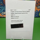 2025 National Treasures Arch Manning Silhouettes Signature SILVER Redemption