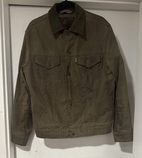 Filson x Levi’s Hunter Trucker - Made in USA - M- Oiled / Waxed - Otter Green