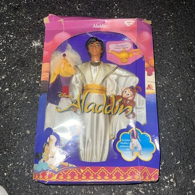 Disney's Aladdin Doll with City Outfit w/ Abu 1992 Mattel 2548 NRFB