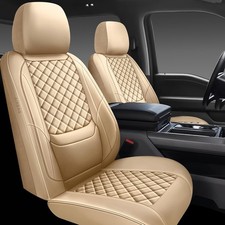 Full Coverage Leather Car Seat Covers Full Set,Waterproof Seat Covers for Cars,S