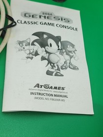 Sega Genesis AtGames Classic Console with Wireless Controllers NOT TESTED