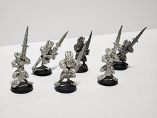 Warhammer 40k /Fantasy - Chaos Daemons - Khorne Bloodletters x 6  - OOP Metal