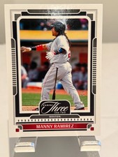 2025 Panini Three and Two 52/99 Manny Ramirez  Boston Red Sox