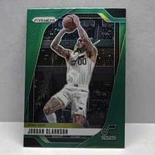 Panini 2024-25 Prizm Jordan Clarkson #3 Utah Jazz Green Prizm Single