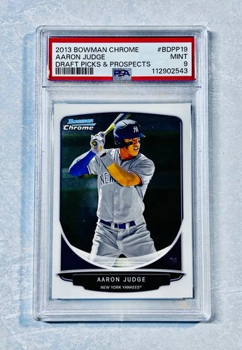2013 Bowman Chrome Draft Picks & Prospects Aaron Judge #BDPP19 PSA 9 Mint 1st
