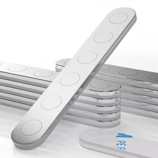 Unbreakable N52 Strong Rare Earth Neodymium Magnets, 12 Pack Self-Adhesive He...