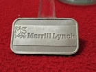 1 OZ 999.0 SILVER INGOT. SILVER TOWNE  MERRILL LYNCH                      #T1431
