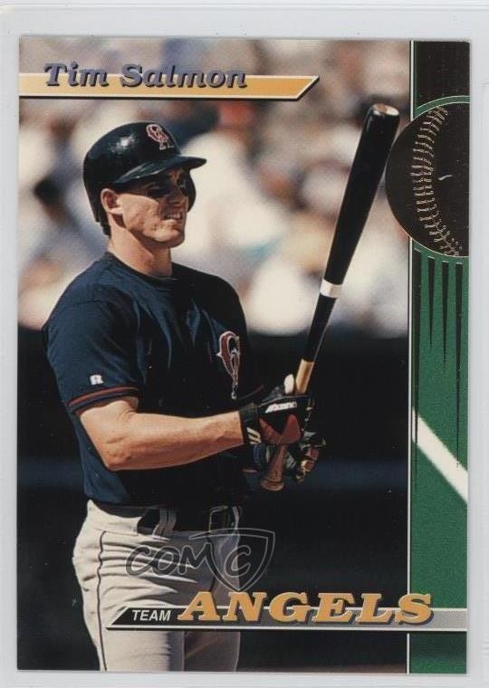1993 Topps Stadium Club Teams California Angels Tim Salmon #13 0q3