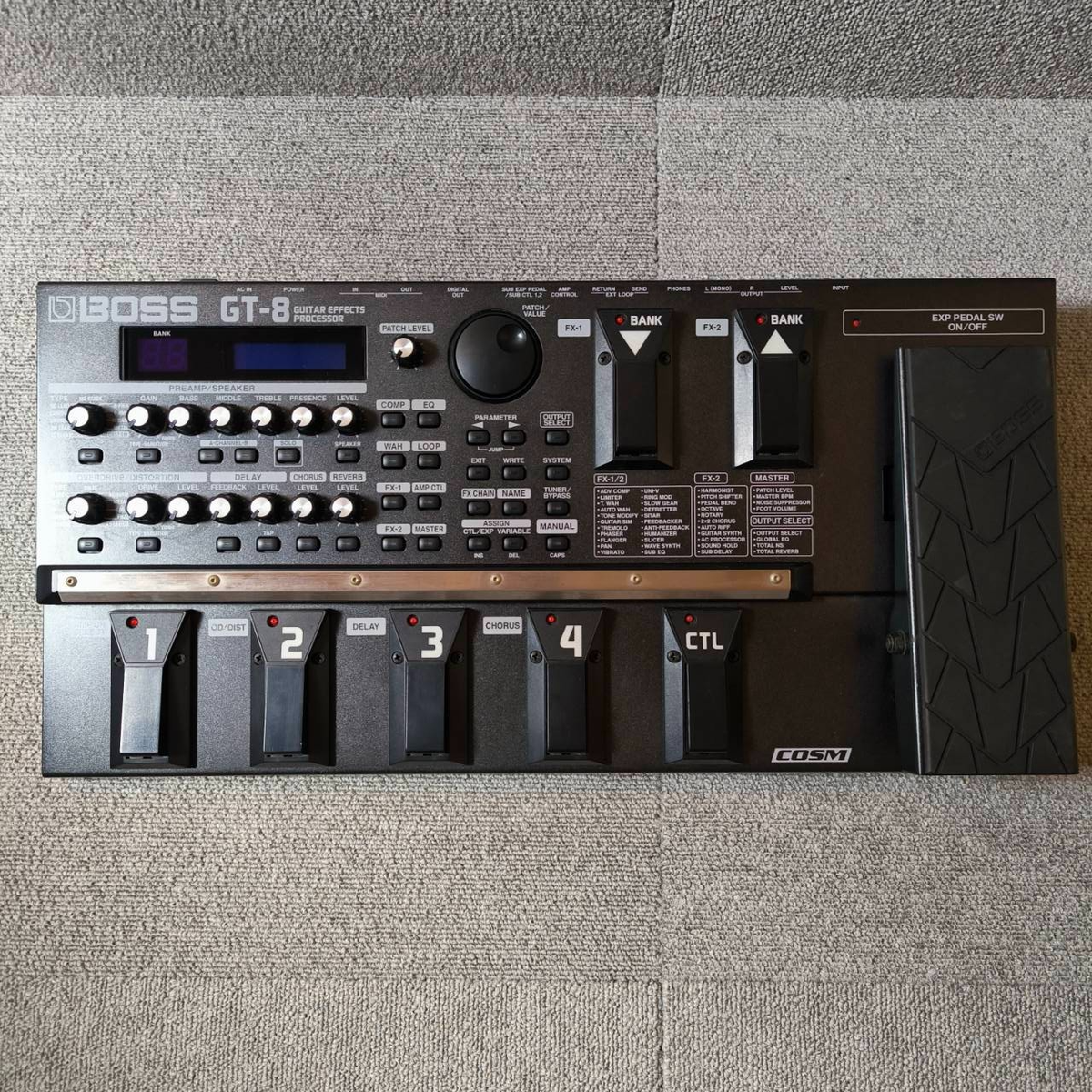 Boss GT-8 Multi-Effects Guitar Effect Pedal for sale online | eBay