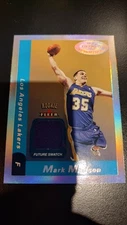  2000-01 Hoops Hot Prospects #135 Mark Madsen Jersey #/1000 RC