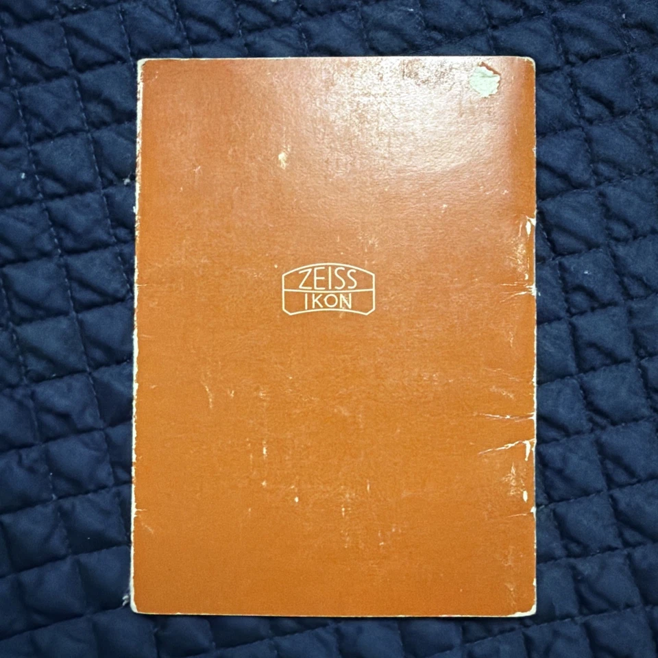 Contax IIa Instruction Book by Zeiss Ikon - Image 2 of 2
