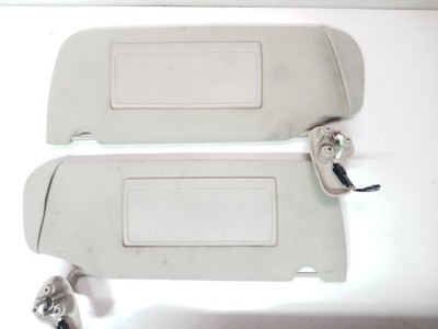  2000 - 2006 Yukon Tahoe Avalanche Suburban Silverado Sun Visor Set Pair gray