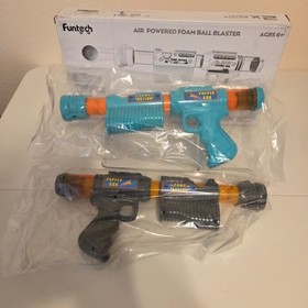 Funtech Air Powered Foam Ball Blaster 2 Pack  Battle with Balls New In Box