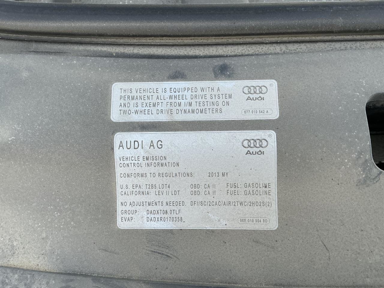 Audi R8 2008-2015 Coolant reservoir P/N 854340