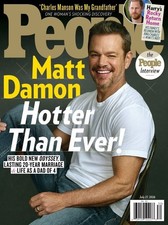 People Magazine   July 27th 2026: Matt Damon