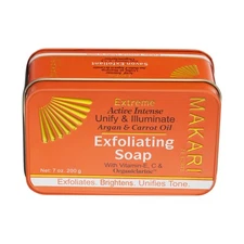 Extreme Argan and Carrot Exfoliating Soap by Makari for Women - 7 oz Soap