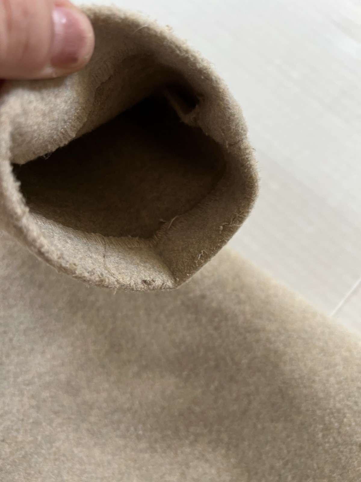 Love Tree Beige Neutral Tan Blazer Style Coat Open Front Single Breasted Small