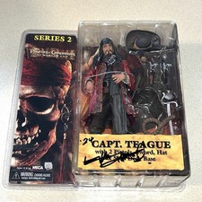 KEITH RICHARDS signed PIRATES OF THE CARIBBEAN FIGURE ROLLING STONES BECKETT COA