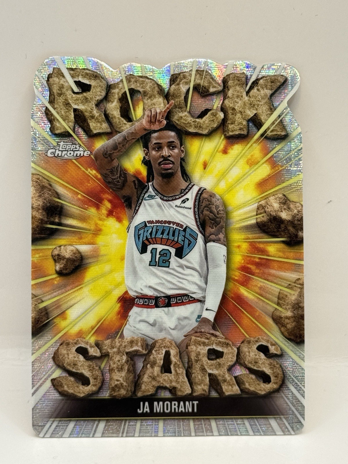 2025-26 Topps Chrome Basketball Ja Morant Rock Stars SSP RS-10 Grizzlies