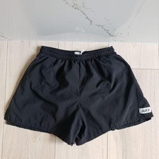 SUB 4 Running Shorts Mens XS Black Split Hem Elastic Waist Made In USA Athletic