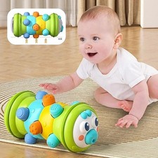 Baby Crawling Roller Toy Montessori Sensory Tummy Time Activity for Infants