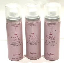 Lot of 3 Drybar FINAL CALL Frizz Static Control Mist TRAVEL 1.7oz Free shipping