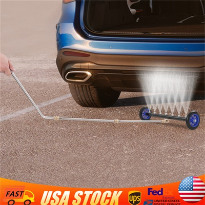 #ad 22quot; 2 in 1 Undercarriage Pressure Under Car Washer Cleaner Water Broom 7 Nozzles $54.85