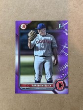 2022 Bowman Draft - Parker Messick #BD-71 Purple /250 (RC)