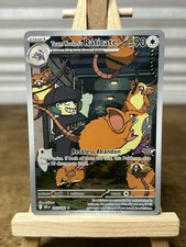 Pokémon TCG Team Rocket’s Raticate 202/182 Illustration Rare Near Mint English