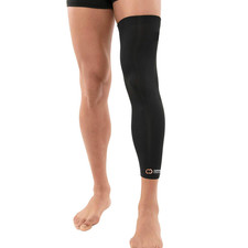 Leg Compression Sleeve - Copper Infused Knee Stabilizer Brace for Running, Menis