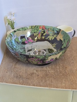 Jungle MAXIMALIST kleines Handwaschbecken Waschbecken DOPAMIN Melamin 31 cm