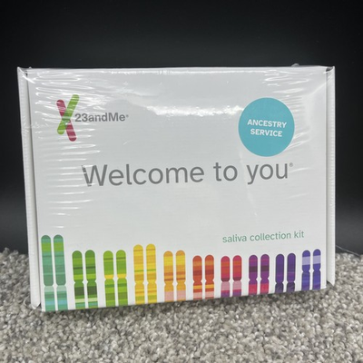 #ad 23andMe Ancestry Service Genetic DNA Saliva Collection Kit EXP 7 2026 SEALED $45.00