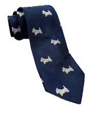 New With Tags Polo Ralph Lauren Boys Silk Scottie Dog Logo Neck Tie sz 8-20
