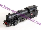 ROCO HO 04122 B STEAM LOCOMOTIVE, LOCOTENDER 141 TA SNCF BR 93 ENGINE + LIGHTS OK