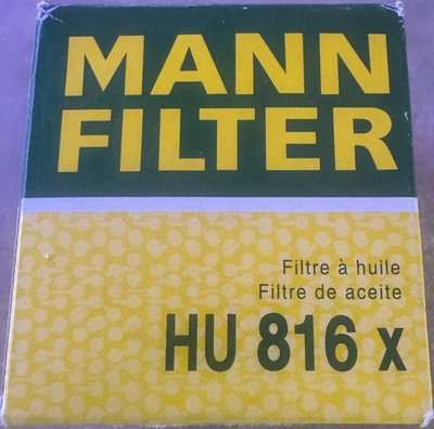 #ad MANN FILTER Oil Filter Filter Insert HU 816 X KIT Engine Oil Filter BMW $16.00