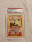1999 POKEMON GERMAN #4 CHARIZARD GLURAK HOLO PSA 7