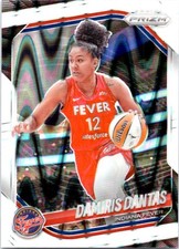 2025 Panini Prizm WNBA Damiris Dantas #42 White Seismic Prizms Indiana Fever