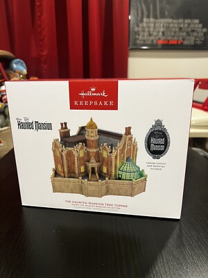 NEW 2023 Hallmark Keepsake - Disney - The Haunted Mansion Tree Topper Ornament