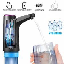 5 Gallon Water Bottle Switch Pump Electric Automatic Universal Jug Dispenser USB