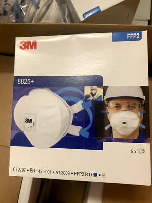 3M  Maske 8825+  ffp2 maske mit ventil 5 Stck. im Karton