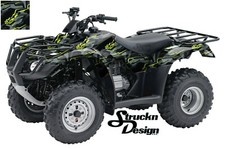 Yellow Technical Line Gray Camo Vinyl Graphic Wrap Kit ATV UTV Golf Cart US Made