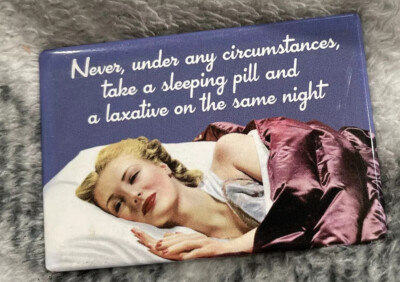 Never Under Any Circumstance Take. 2'' x 3'' Fridge MAGNET VINTAGE ART FUNNY HUMOR